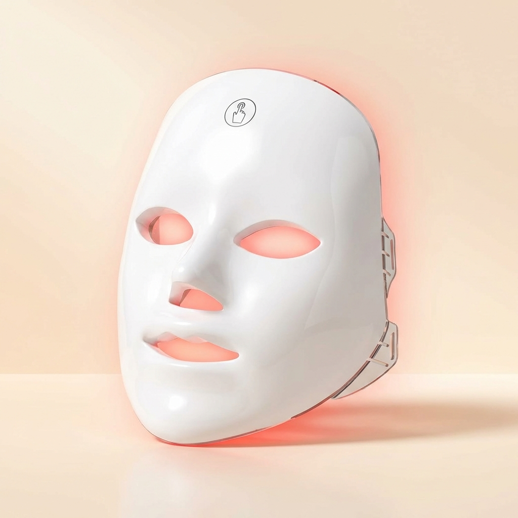 قناع LED لاسلكي ٧ ألوان — بشرة مشرقة بدون عيادات