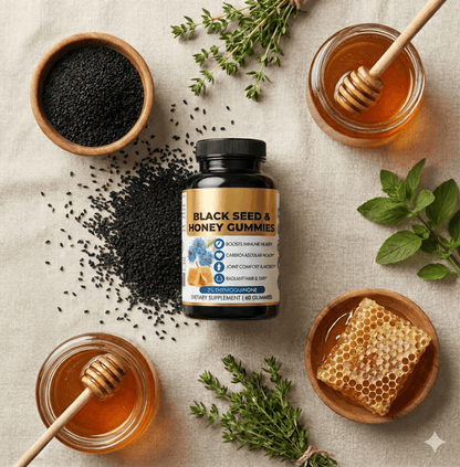 علكة زيت الحبة السوداء و العسل: كنوز الطبيعة بركة و شفاء