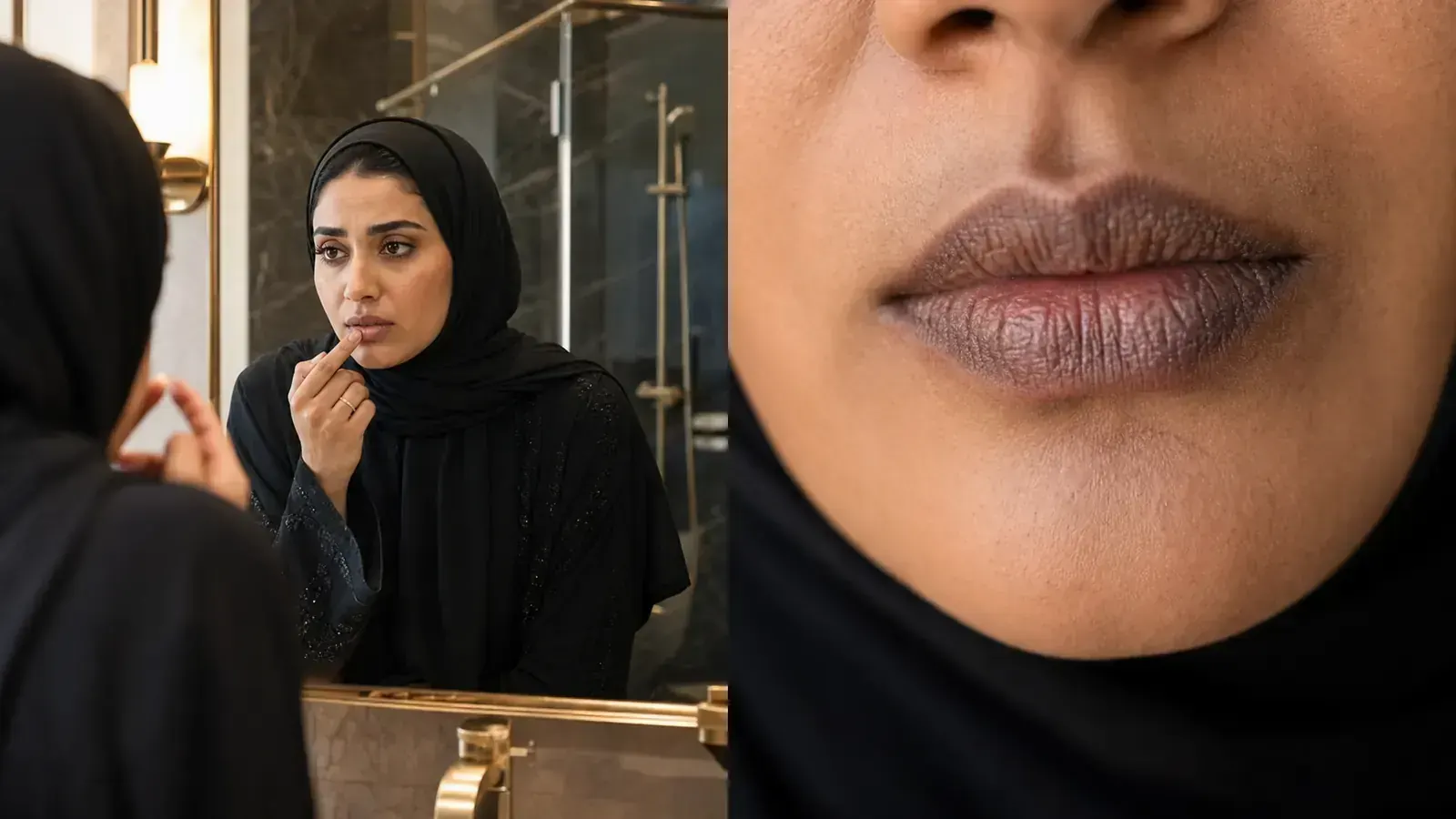 شفاهك تستحق اللون الطبيعي